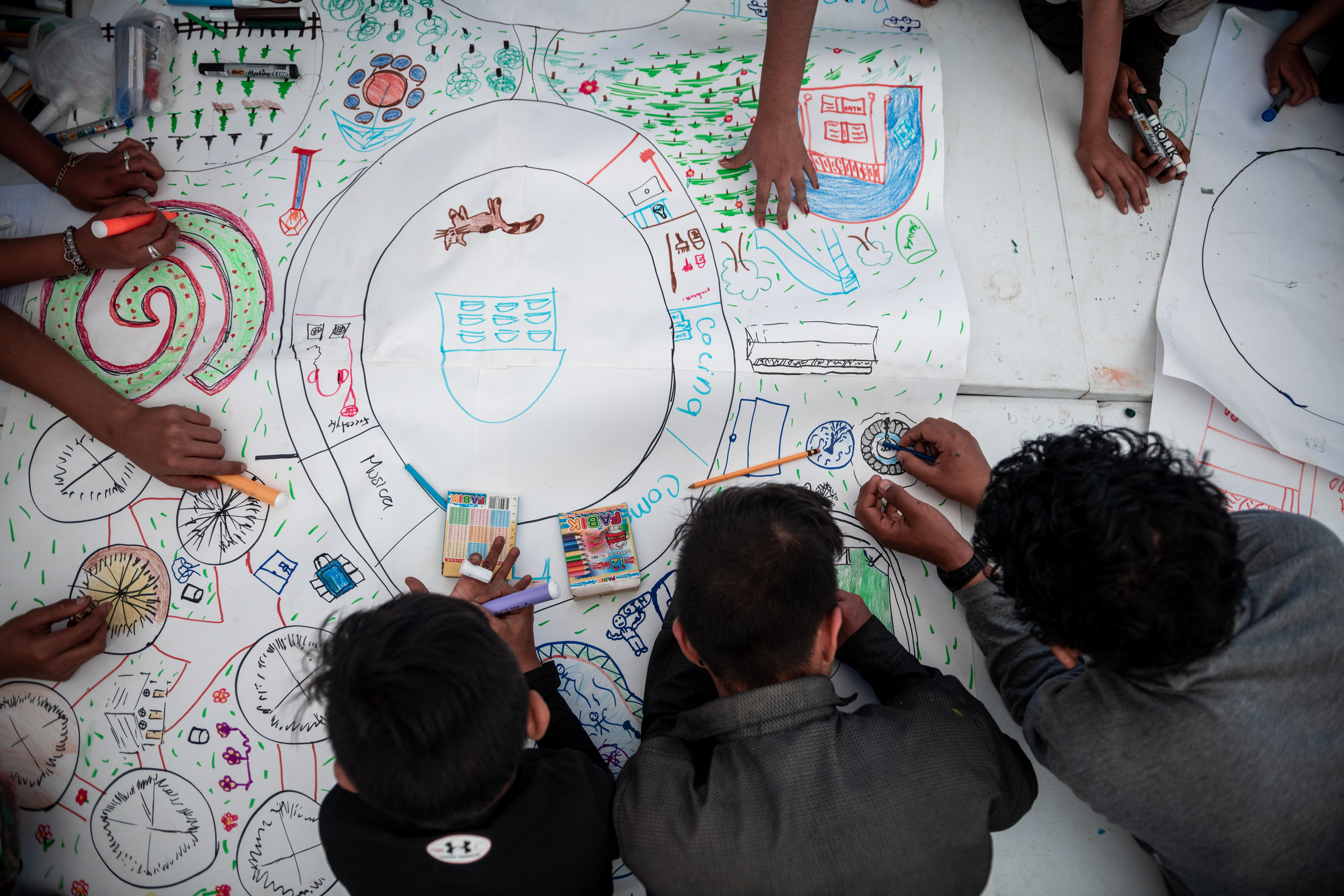 Spendenaktion WAZ 2018 - Fest in Cuchilla auf dem Grundst�ck auf dem das CEDUPAZ-Center gebaut werden soll. Reportage zur WAZ-Weihnachtsspendenaktion 2018 in Guatemala zusammen mit der Kindernothilfe....