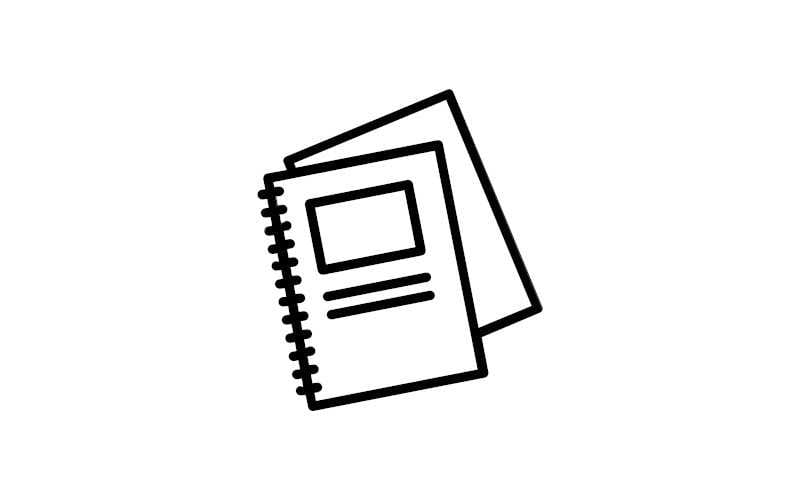 Icons für den Spendenshop der Kindernothilfe Schweiz / Klassenzimmer mit weißem Hintergrund