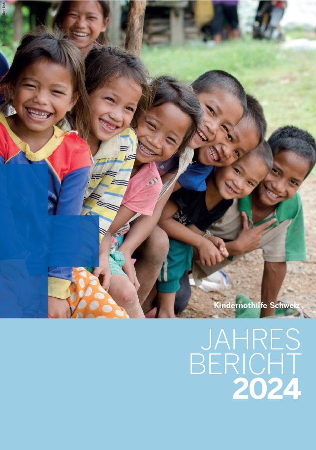 Titelbild Kindernothilfe Schweiz Jahresbericht 2024 Titelbild Kindernothilfe Schweiz Jahresbericht 2024