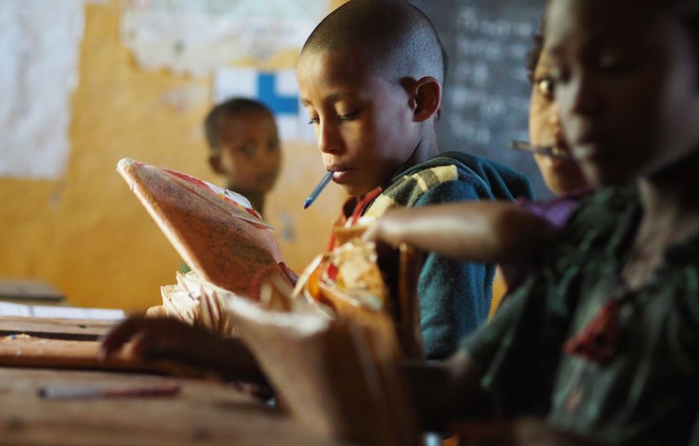 Kinder in einem Klassenraum (Quelle: Kindernotihlfe) Kinder in einem Klassenraum (Quelle: Kindernotihlfe)