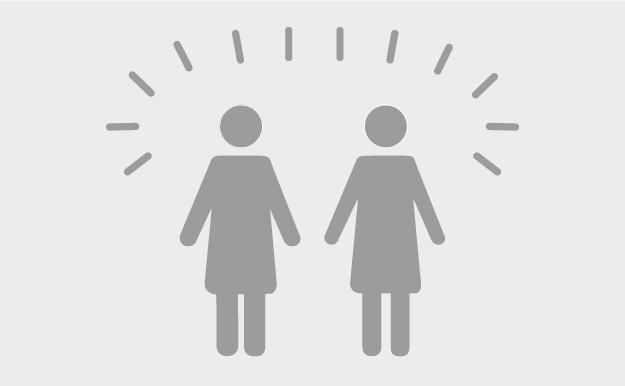 Icon Glück der Frauen